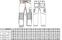 Damskie spodnie ostrzegawcze PW3 Stretch