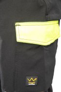 RIVAL SPODNIE KRÓTKIE NYLON CZARNY/ŻÓŁTY - Czarny-Żółty(cy)