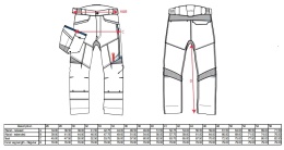 Spodnie robocze WX3 Slim Fit