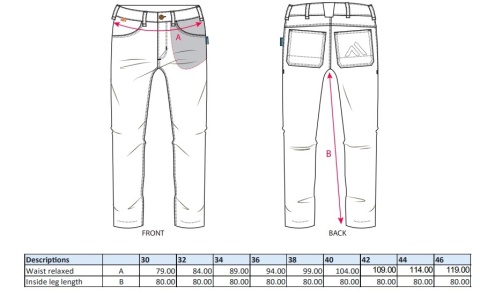 Spodnie trudnopalne Bizflame 88/12 Stretch