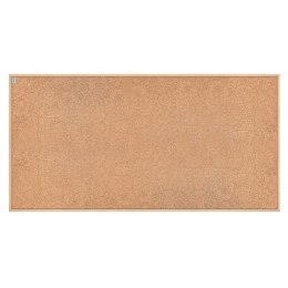 Tablica korkowa w ramie drewnianej 200x100cm MEMOBE SMART