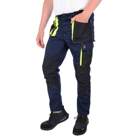 SPODNIE DO PASA PROMAN STRETCH 250 GRANATOWY ROZM. 54