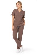 MYNTS Straight Leg Pants Women WMP002 Sahara Mokka - Sahara Mokka L
