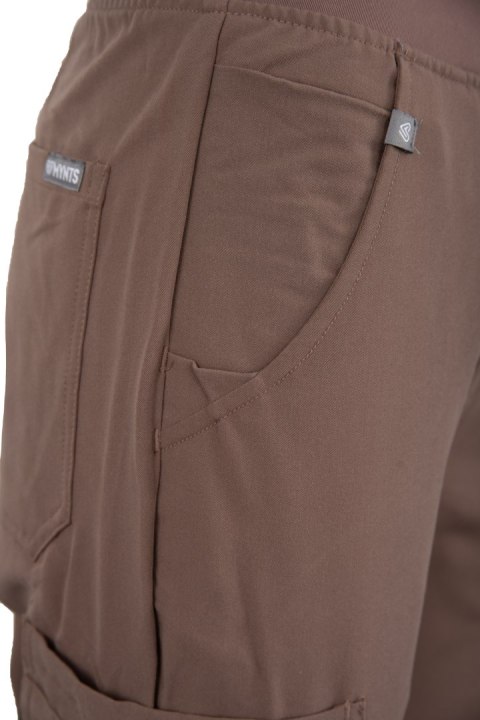 MYNTS Straight Leg Pants Women WMP002 Sahara Mokka - Sahara Mokka L