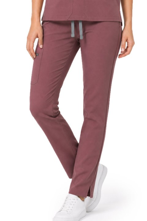 MYNTS Straight Leg Pants Women WMP002 Terra Rose - Terra Rose 3XL