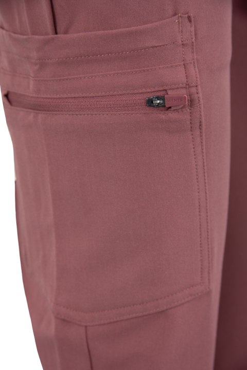 MYNTS Straight Leg Pants Women WMP002 Terra Rose - Terra Rose XL