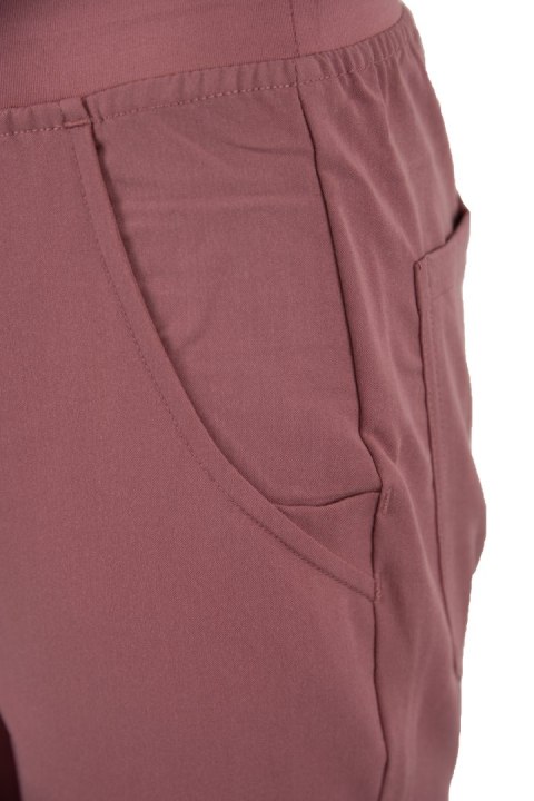 MYNTS Straight Leg Pants Women WMP002 Terra Rose - Terra Rose M