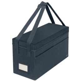 Torba Leitz Fabric na akcesoria, do pracy przy gorących biurkach, z pokrywką, ciemnoszara 67230089. SALE