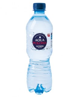 BEZ KAUCJI Woda AQUA POLONIA gazowana 0.5L zgrzewka 12 szt.