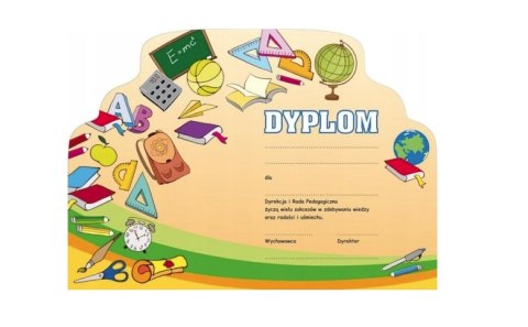 Dyplom A4 ABC (napis) 250g., 10 arkuszy, 219225 GALERIA PAPIERU SALE