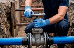 RĘKAWICE OCHRONNE PODWÓJNIE POWLEKANE LATEKSEM X-HYDROS