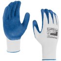 RĘKAWICE OCHRONNE POWLEKANE LATEKSEM X-LATOS BLUE