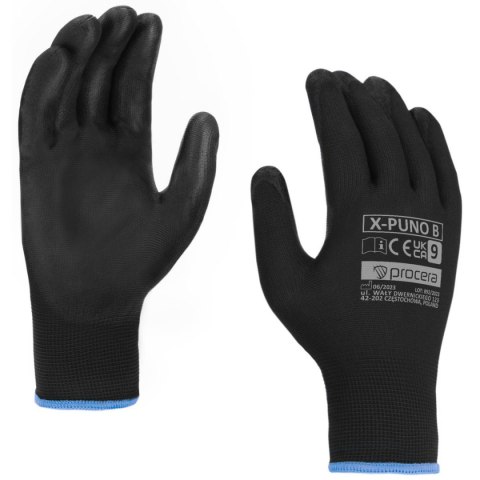 RĘKAWICE OCHRONNE POWLEKANE PU X-PUNO BLACK 11 - PROMOCJA