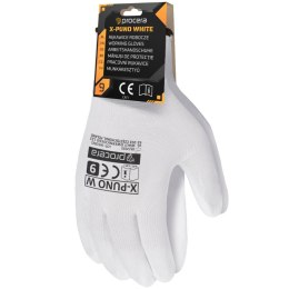 RĘKAWICE OCHRONNE Z ZAWIESZKĄ POWLEKANE PU X-PUNO WHITE PROMOCJA