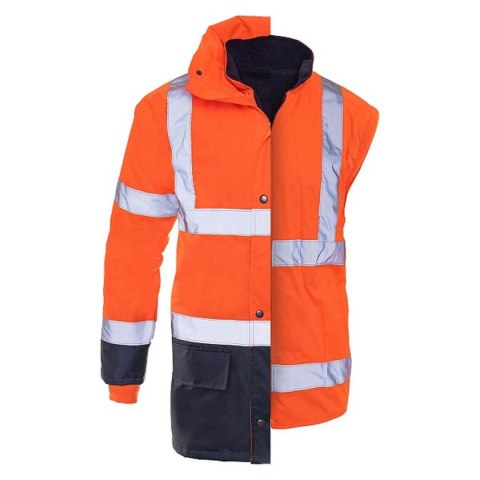 PROLUMO 5IN1 KURTKA OCIEPLANA POMARAŃCZOWA HVP ROZM. XXXL