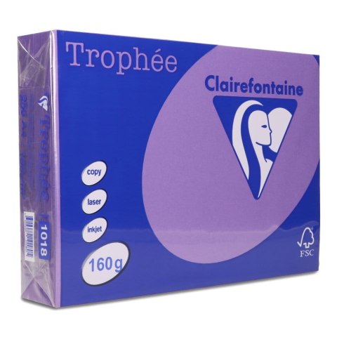 Papier xero A4 160g fioletowy 1018 250ark xca41018