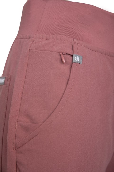 MYNTS Straight Leg Pants Women WMP002 Terra Rose - Terra Rose L