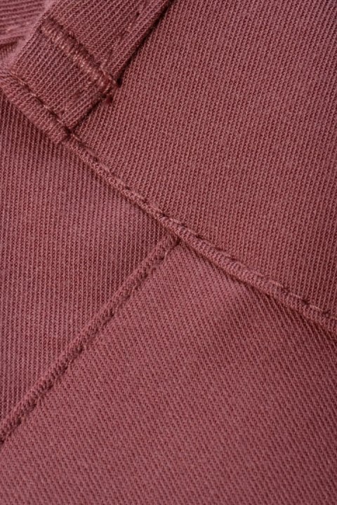 MYNTS Straight Leg Pants Women WMP002 Terra Rose - Terra Rose L