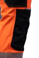 SEVEN KINGS FLASH SPODNIE SOFTSHELL OCIEPLANE SKF009(O) - Reflective orange (RO) XL