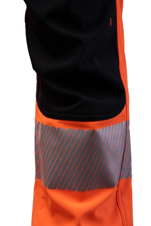 SEVEN KINGS FLASH SPODNIE SOFTSHELL OCIEPLANE SKF009(O) - Reflective orange (RO) XL