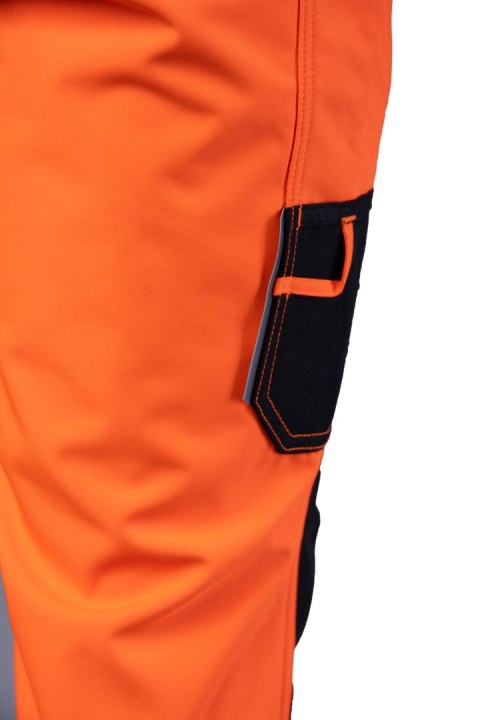 SEVEN KINGS FLASH SPODNIE SOFTSHELL OCIEPLANE SKF009(O) - Reflective orange (RO) M