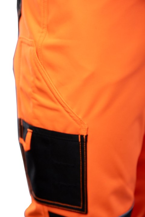 SEVEN KINGS FLASH SPODNIE SOFTSHELL OCIEPLANE SKF009(O) - Reflective orange (RO) M