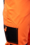 SEVEN KINGS FLASH SPODNIE SOFTSHELL OCIEPLANE SKF009(O) - Reflective orange (RO) S