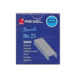 Zszywki nr.25(4mm) 1500szt. ACCO5020 REXEL BAMBI SALE