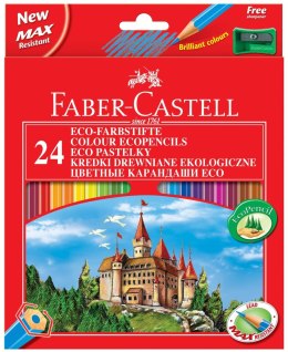 Kredki ZAMEK 24kolory FC111224/120124 op.kartonowe FABER-CASTELL
