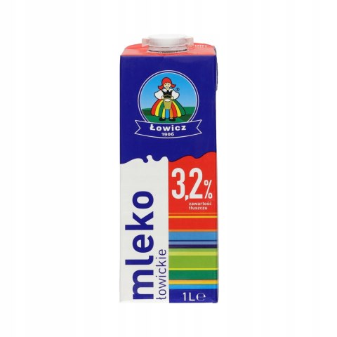 Mleko ŁOWICZ UHT 3.2% 1l