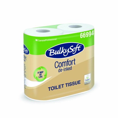 Papier toaletowy BulkySoft Comfort de-inked EKO 52,5m 2w 66994 (4rol.) SALE