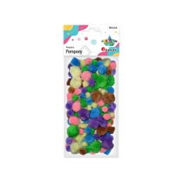 Pompon mix pastel 68 sztuk 282918 TITANUM