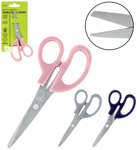 Nożyczki GRAND SOFT GR-2600 6null ząbkowane ostrze 130-1885