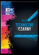 Blok techniczny OXFORD A4 10k 210G czarny 400093231 .