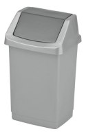 Kosz uchylny CLICK-IT 15L Curver 04043-877-65 szary/grafit
