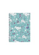 Kołonotatnik A6 50 kartek kratka Floral Oxford 400094826