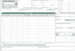 Karta drogowa A4, 80 kartek offset, 10-801-1 DOTTS