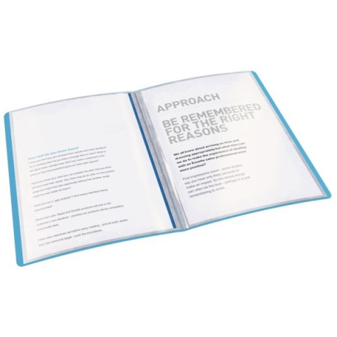 Album ofertowy VIVIDA A4 20kieszeni niebieski 623990 ESSELTE