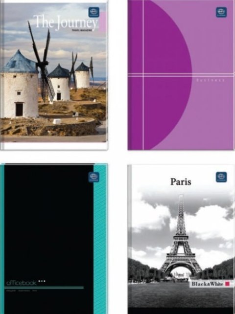 Brulion A4 288k kratka szyty INTERDRUK