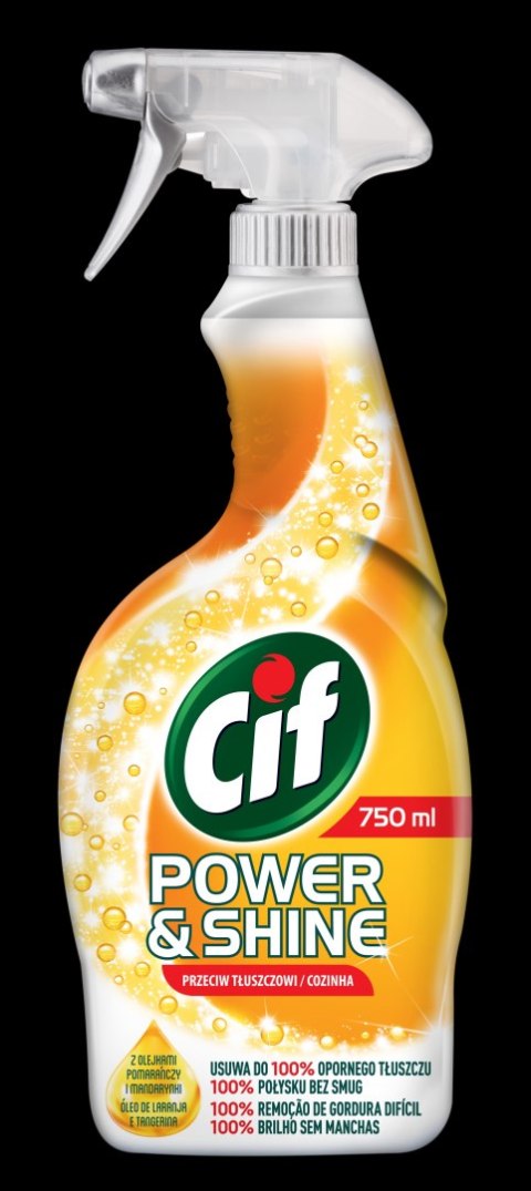 CIF Spray przeciw tłuszczowi 750ml 142342 Power&Shine Kuchnia