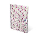Kołonotatnik B5 60 kartek linia/tagi Floral Oxford 400094959