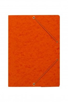 Teczka z gumką rogi DOTTS A4 preszpan pomarańczowa 390g