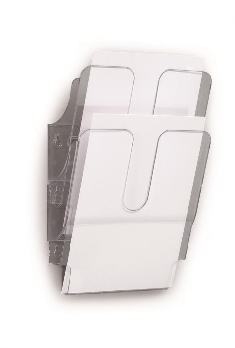 Pojemnik na ulotki FLEXIPLUS 2szt. A4 pionowy przezroczysty 1709008400 DURABLE