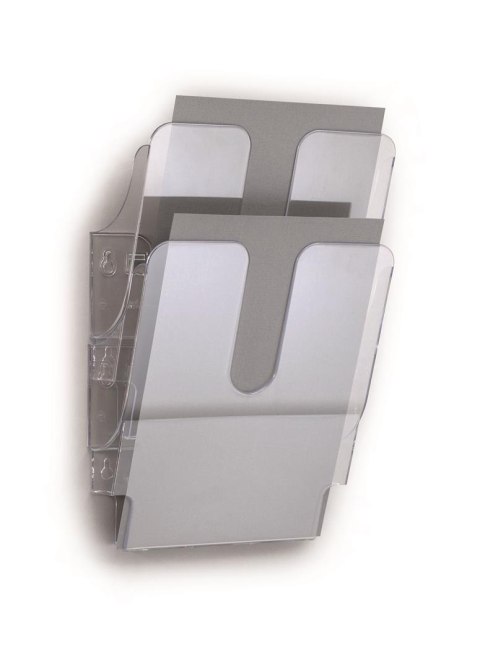 Pojemnik na ulotki FLEXIPLUS 2szt. A4 pionowy przezroczysty 1709008400 DURABLE