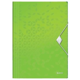 Teczka z gumką PP Leitz WOW, 15 mm, zielona 45990054 .