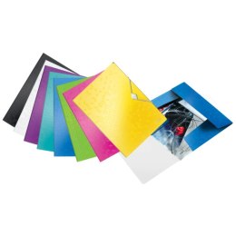 Teczka z gumką PP Leitz WOW, 15 mm, zielona 45990054 .