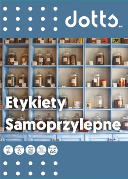 Etykiety samoprzylepne DOTTS A4 (100ark) 70x42,3mm (21 etyk/arkuszu)