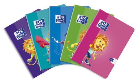 Zeszyt_A5 32k, linia podwójna, OXFORD, LION 400106955