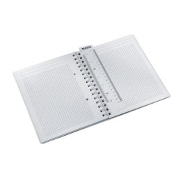 Kołonotatnik w kratkę A5 PP Leitz WOW, czarny 46410095 .