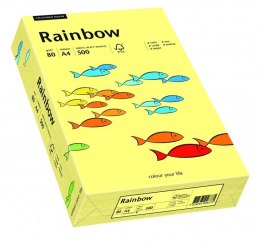 Papier xero kolorowy A4 80g 500 ark. RAINBOW R12 jasnożółty 88042297
